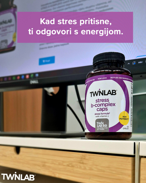 Dani puni sastanaka, rokova i beskrajnih e-mailova mogu iscrpiti i najupornije među nama. 😮‍💨
Stres i mentalni napor povećavaju potrebu za vitaminima B-skupine, upravo zato je tu Twinlab Stress B Complex 💊

Ovaj dodatak prehrani sadrži kompleks esencijalnih B-vitamina (B1, B2, B3, B5, B6, B12, biotin i folnu kiselinu) koji:
✨ doprinose normalnoj funkciji živčanog sustava
⚡ pomažu u smanjenju umora i iscrpljenosti
💪 podržavaju prirodnu proizvodnju energije u tijelu
🧠 doprinose mentalnoj ravnoteži i fokusu

Savršen dodatak svakodnevici kada posao, obveze i stres ne staju.
Uz šalicu kave i Twinlab Stress B Complex, tvoj radni stol postaje mjesto produktivnosti, a ne napetosti. ☕
.
.
.
🌐 www.twinlab.hr
#twinlabhrvatska #stressbcomplex #bvitamini #energija #bezstresa #dodaciprehrani #farmexhrvatska