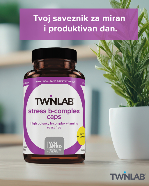 Dani puni obaveza i stresa mogu iscrpiti energiju. ⚡
Twinlab Stress B Complex pomaže ti održati mentalnu ravnotežu i podržava normalnu funkciju živčanog sustava. Savršen saveznik za produktivan dan!

✅ Smanjuje umor i iscrpljenost
✅ Podržava prirodnu proizvodnju energije
✅ Za fokus i mentalnu jasnoću

Uključi Stress B Complex u svoju svakodnevicu i osjeti razliku. 🌿

🌐 www.twinlab.hr
#stressbcomplex #stres #umor #dodaciprehrani #twinlab #twinlabhrvatska #farmexhrvatska