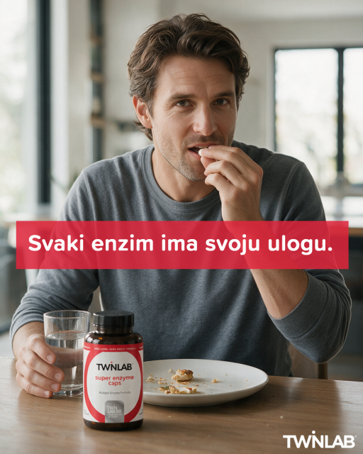 Jeste li znali da različiti enzimi sudjeluju u razgradnji različitih sastojaka hrane?
🥖 Amilaze sudjeluju u razgradnji škroba, ugljikohidrata koji se nalazi u namirnicama poput kruha, tjestenine i krumpira.
🥚 Proteaze sudjeluju u razgradnji proteina iz namirnica poput jaja, mesa, ribe i mahunarki.
🥑 Lipaze sudjeluju u razgradnji prehrambenih masti na manje sastojke koje tijelo može apsorbirati.
🥛 Laktaza je enzim koji razgrađuje laktozu, prirodni šećer prisutan u mlijeku i nekim mliječnim proizvodima.
🌿 Twinlab Super Enzimi sadrže kombinaciju probavnih enzima u jednoj formuli.
Različiti enzimi, različite uloge – upoznaj njihovu važnost u procesu probave! 🤍
#twinlabhrvatska #twinlab #superenzimi #probavnienzimi #probava #dodaciprehrani #farmexhrvatska