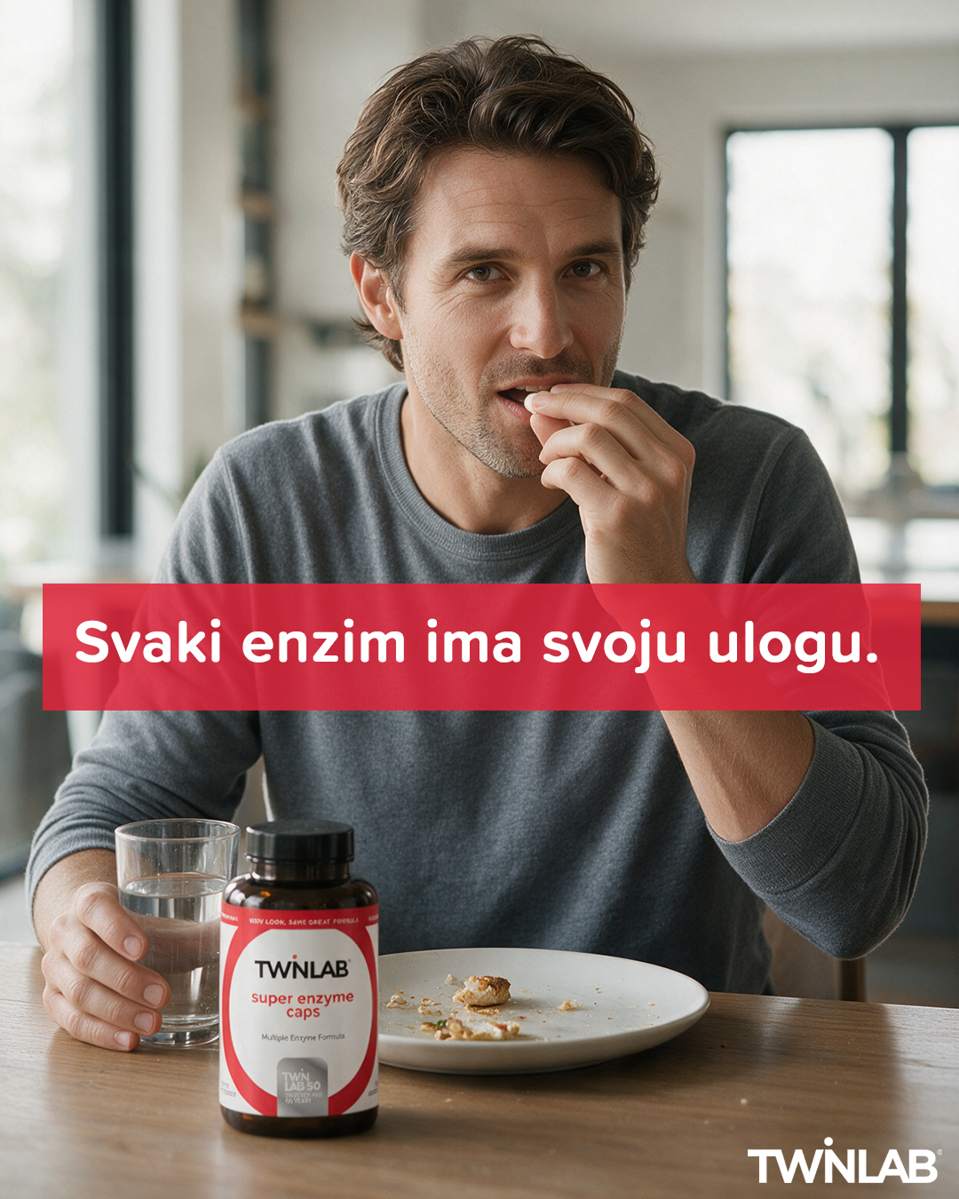 Jeste li znali da različiti enzimi sudjeluju u razgradnji različitih sastojaka hrane?
🥖 Amilaze sudjeluju u razgradnji škroba, ugljikohidrata koji se nalazi u namirnicama poput kruha, tjestenine i krumpira.
🥚 Proteaze sudjeluju u razgradnji proteina iz namirnica poput jaja, mesa, ribe i mahunarki.
🥑 Lipaze sudjeluju u razgradnji prehrambenih masti na manje sastojke koje tijelo može apsorbirati.
🥛 Laktaza je enzim koji razgrađuje laktozu, prirodni šećer prisutan u mlijeku i nekim mliječnim proizvodima.
🌿 Twinlab Super Enzimi sadrže kombinaciju probavnih enzima u jednoj formuli.
Različiti enzimi, različite uloge – upoznaj njihovu važnost u procesu probave! 🤍
#twinlabhrvatska #twinlab #superenzimi #probavnienzimi #probava #dodaciprehrani #farmexhrvatska